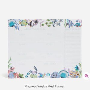 Vera Bradley Weekly Meal Planner Antilles Treasure NWT